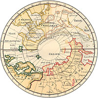 Полярная карта М.В.Ломоносова