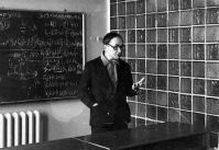 Н.Н.Яненко ведет семинар Отдела численных методов в механике сплошной среды в ВЦ СО АН СССР, 1970 г.