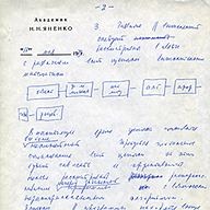План доклада «Алгоритмы математической физики» 17 мая 1979 г. Фото 26